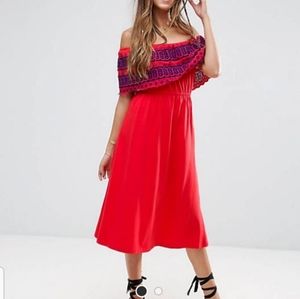 Asos Off shoulder dress